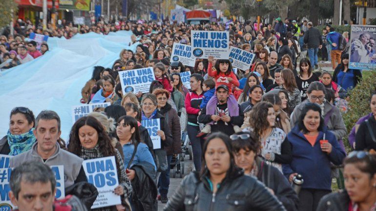 Marcha del 3 de junio de 2015 en Neuquén.