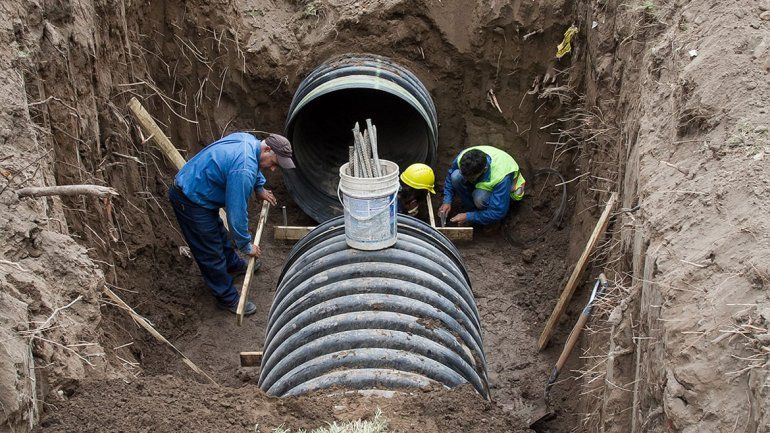 Las obras pluviales son una demanda histórica en la ciudad para facilitar el escurrimiento de las lluvias. Ya hay emprendimientos en marcha.