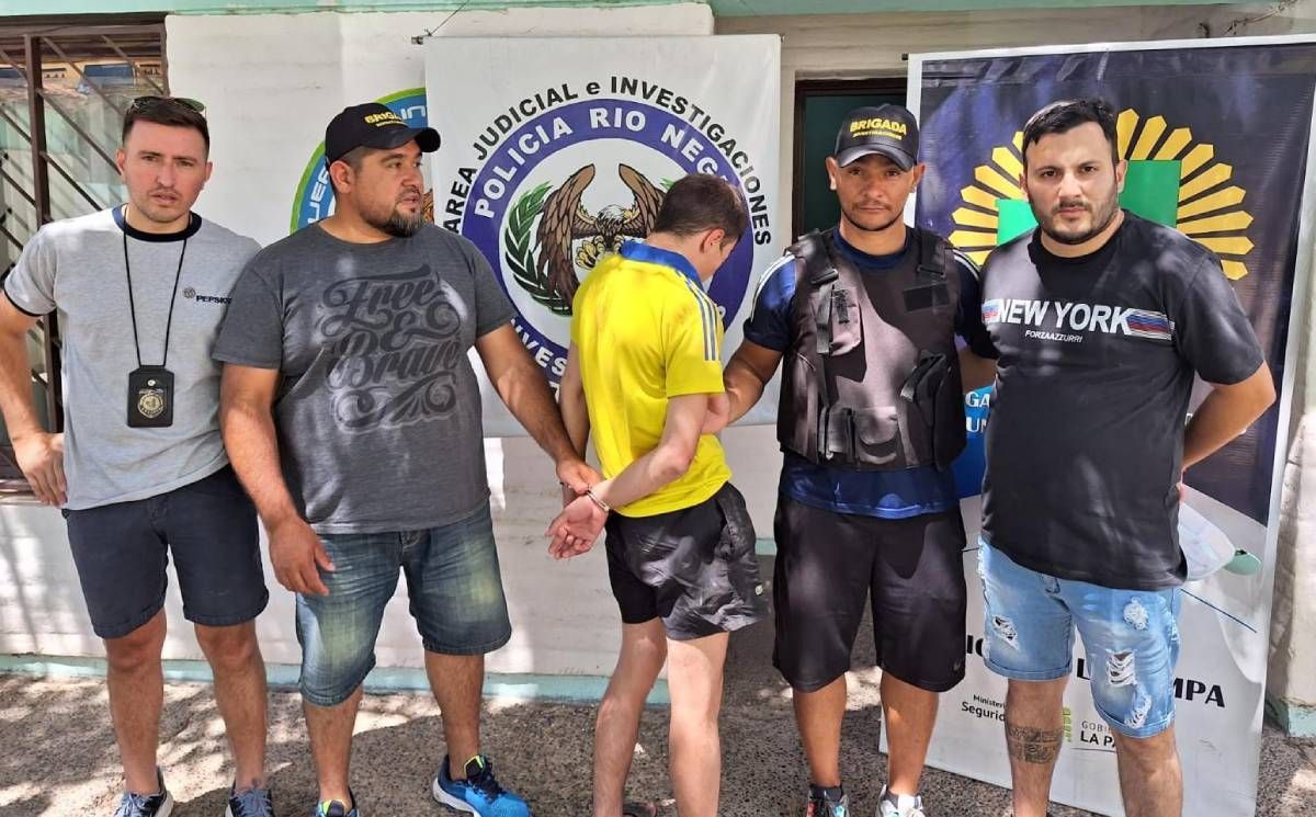 La prensa pampeana destaca la detención en Cipolletti de temible criminal