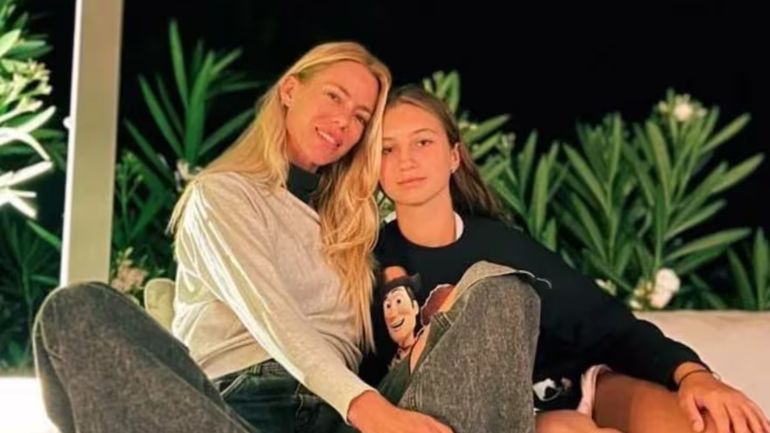 Nicole Neumann y su hija Indiana