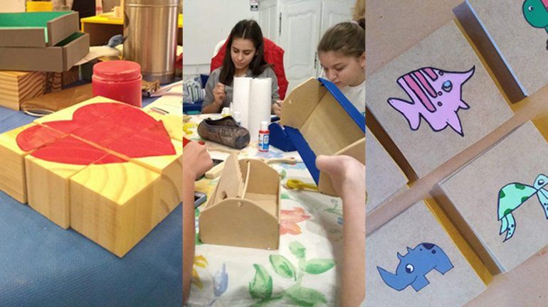 Un emprendimiento solidario busca fabricar juguetes de madera para regalar en Navidad
