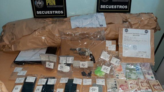 El secuestro de los allanamientos concretados.&nbsp;