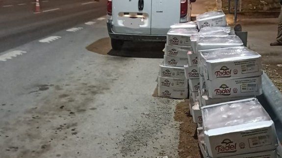 Ruta 22: decomisaron una tonelada y media de pollo en un control
