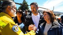 Lorena Villaverde participó de la recorrida de Patricia Bullrich por el El Bolsón.