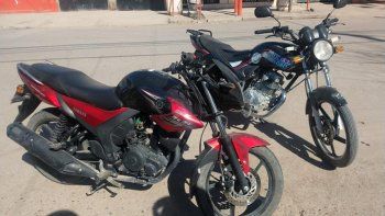 manejaba una moto robada por el barrio villarino y lo detuvieron