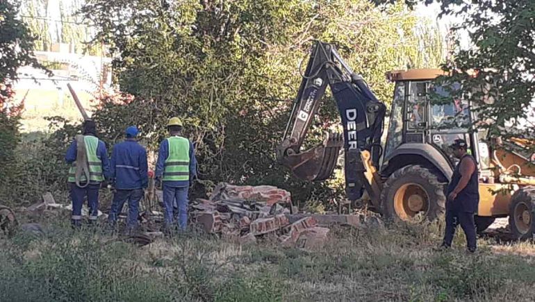 El aguantadero fue detectado en una recorrida por el barrio.