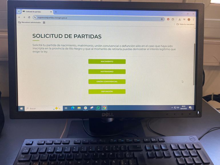 Las solicitudes se pueden tramitar de manera online en la web del Registro Civil sin costo.