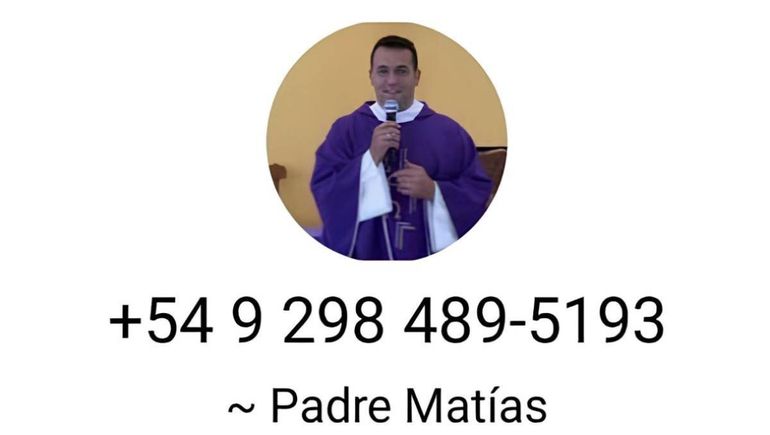 La imagen que difundi&oacute; la Di&oacute;cesis del Alto Valle para denunciar los intentos de estafa.