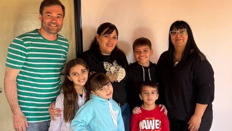 Vanina y sus cuatro hijos accedieron a una casa recuperada por el IPPV.