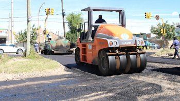 la muni apura obras de pavimento