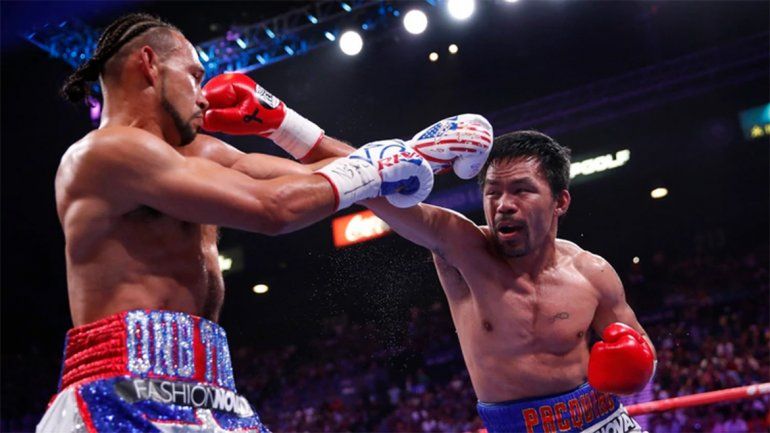 Pacquiao demostró que sigue vigente y se quedó con el cinturón welter de la AMB