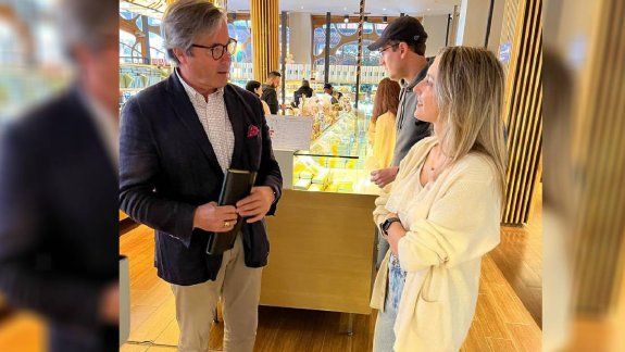 La visita del embajador alemán: reuniones por H2V y elogios al chocolate