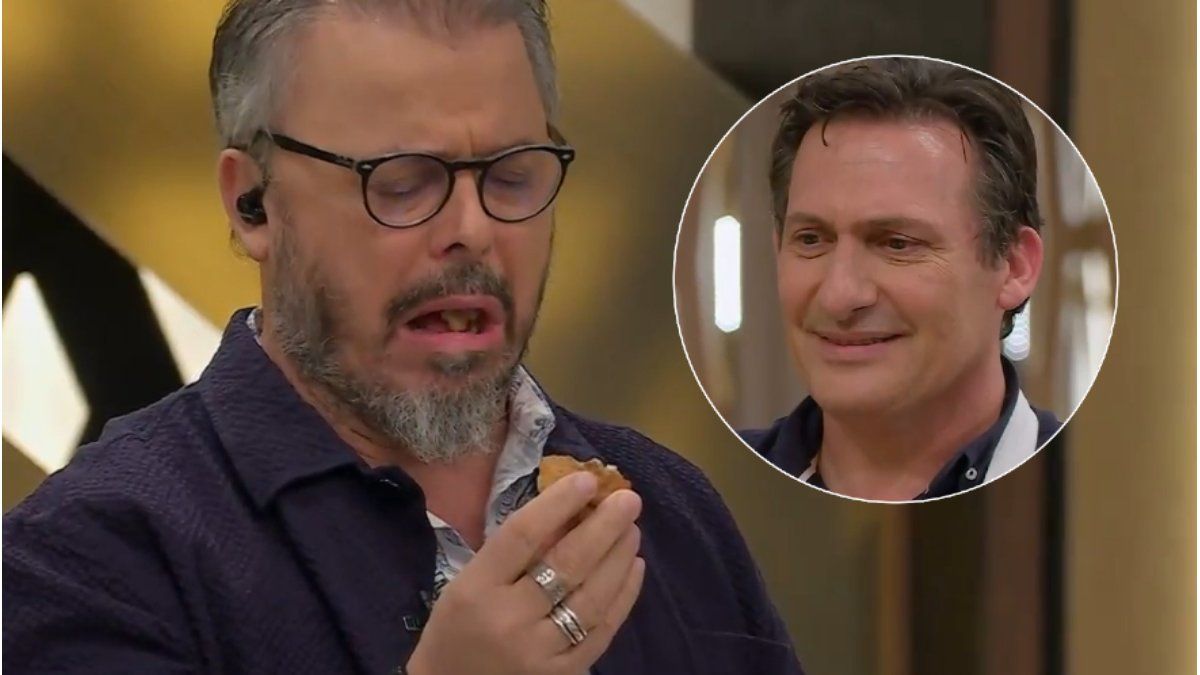 Donato casi vomita con el plato que preparó Paulo Kablan