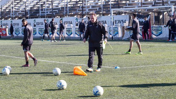 Homann, metido de lleno en el trabajo de pretemporada con su nuevo Cipo.