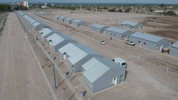 El complejo habitacional donde se construyeron apenas un cuarto del total de las viviendas.