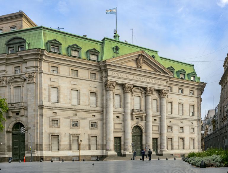 Casa Central del Banco Nación en Buenos Aires. Quieren que sea una sociedad anónima.