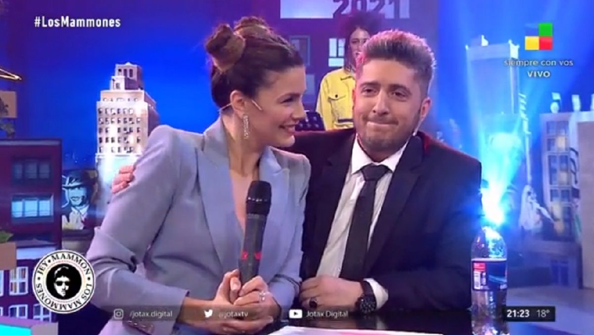 Jey Mammon se chapó a Natalie Pérez en Los Mammones