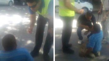 inspectores de transito no le creyeron que era paralitico y lo obligaron a arrastrarse