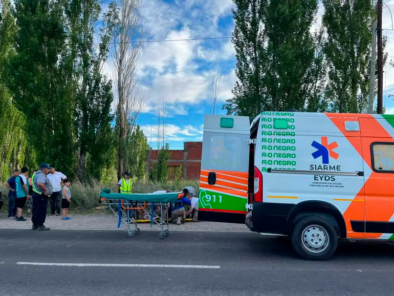 Imagen de archivo de uno de los tantos accidentes de tránsito en la región.