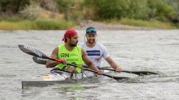 La dupla Pinta y Mozzicafreddo, que ya se consagraron en 14 oportunidades en la Regata del Río Negro.