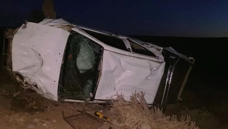 Vuelco fatal en la Ruta 35 de Chubut.