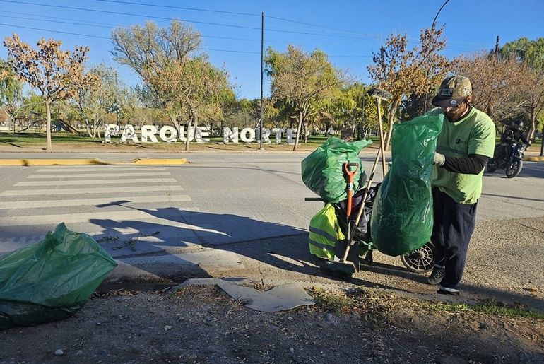 La recolección continúa en cinco barrios de la ciudad. Foto: Gentileza.