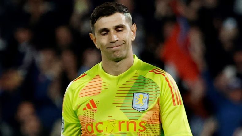El Aston Villa del Dibu Martínez peligra en la Champions League.