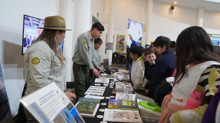 Durante la primera jornada participaron estudiantes de cuarto y quinto grado de diversas escuelas de la localidad.