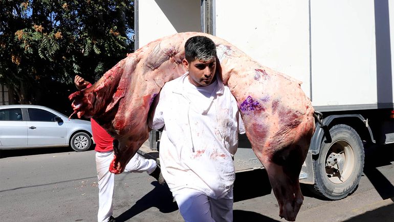 Hoy ingresa el segundo cargamento de la semana de carne con hueso proveniente de La Pampa y Córdoba. Hoy ingresa el segundo cargamento de la semana de carne con hueso proveniente de La Pampa y Córdoba.