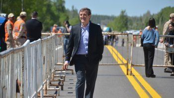 El intendente cipoleo sacó pecho por la obra que concluyó Cambiemos.