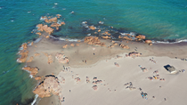 Las Grutas en Río Negro, fue el destino de la costa patagónica más elegido en la temporada de verano.