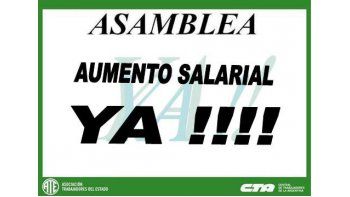 los trabajadores municipales de cipolletti en estado de alerta
