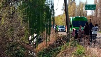 El desafortunado accidente se registró en un desagüe de General Roca.