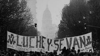 la comision de los 25 y el primer paro nacional contra la dictadura