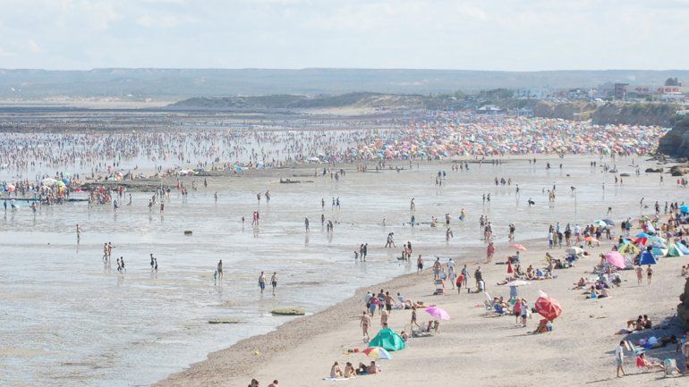 Espacio para todos. La playa lució despoblada en gran parte del verano.