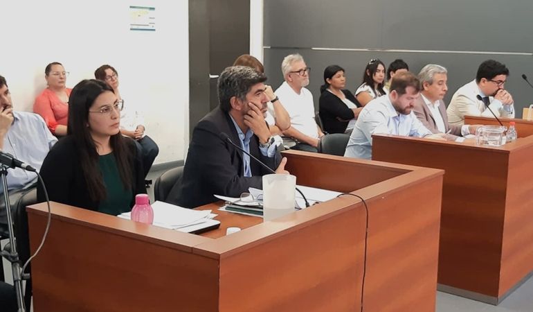 La audiencia contra los funcionarios de Campo Grande se realizó este lunes en el Foro Penal de Cipolletti.