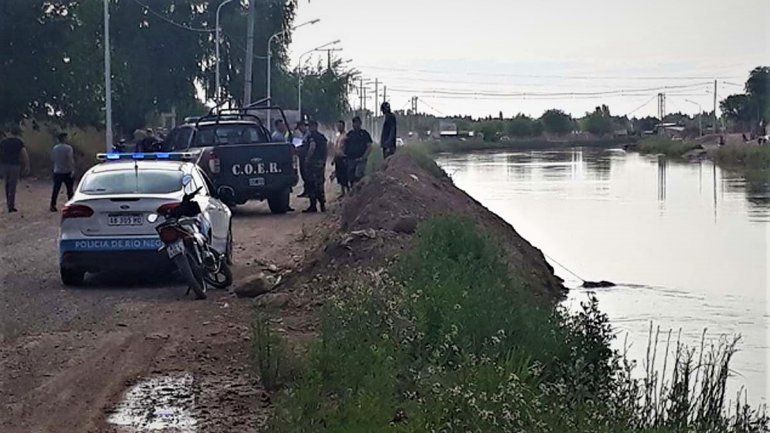 Encontraron muerto al hombre que cayó con su auto al Canal Principal