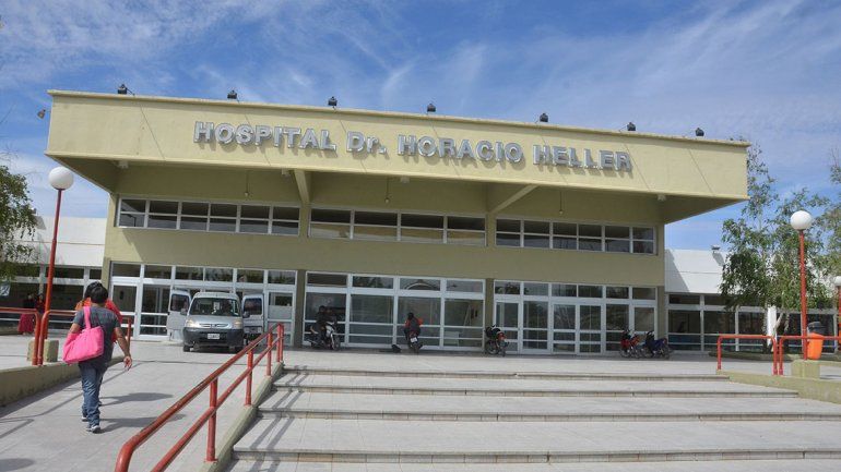 La joven fue asistida en el hospital Heller