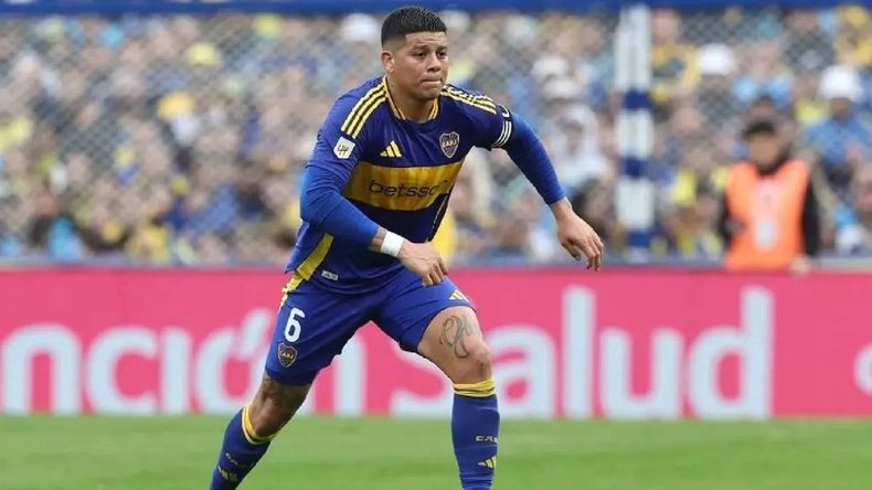 Impresionante: el nuevo físico con el que se presentó Marcos Rojo en los entrenamientos de Boca