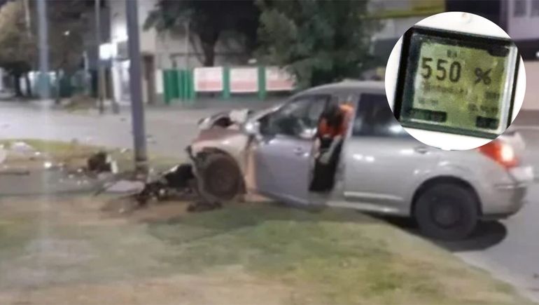 Conducía con 5,50 g/l de alcohol y se convirtió en un triste récord mundial