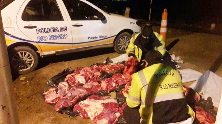 La Caminera frena tantos intentos por entrar carne sin permiso como lo hace el personal de la barrera sanitaria.