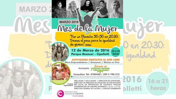 Preparan actividades por el Día Internacional de la Mujer