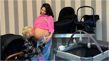 el challenge que realizo melody luz a dias de ser mama con alex caniggia