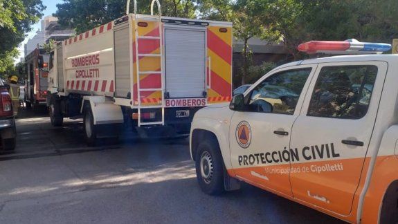 Susto por un principio de incendio en un comercio cipoleño
