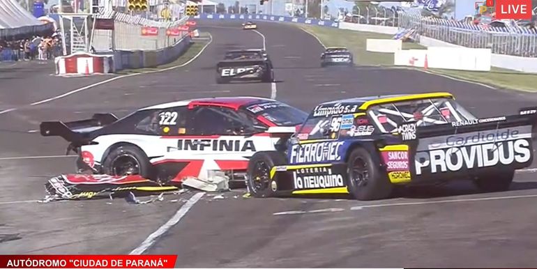 El fuerte choque de Benvenuti en la serie que dañó el Torino