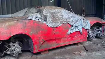 Deplorable: así recibió el youtuber Mechanic PVN la Ferrari F430 que semanas más tarde dejó como nueva.