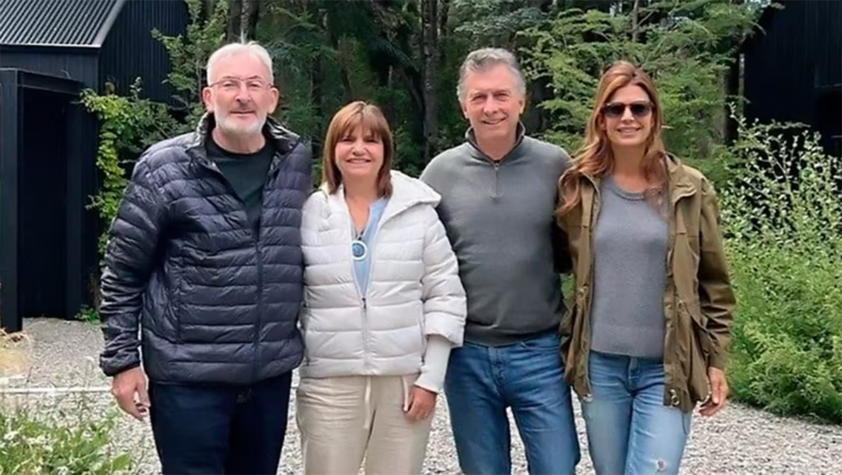 Bullrich con Macri en La Angostura: Somos el cambio o no somos nada