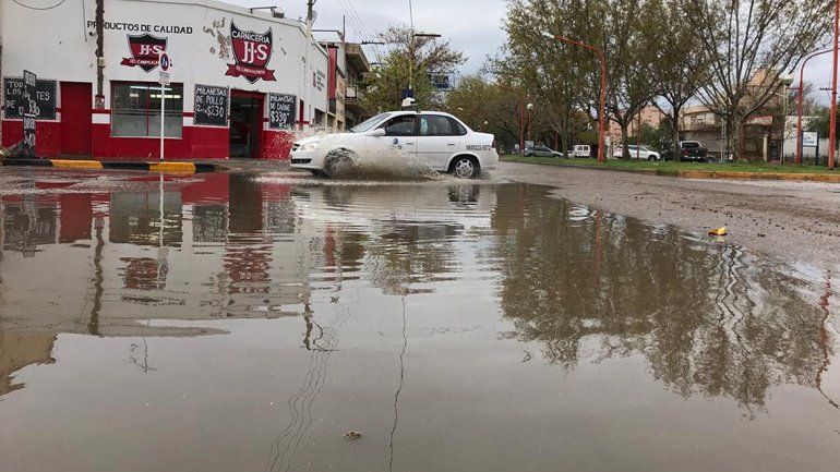 Lluvias intensas en el Alto Valle pero  el finde mejorará