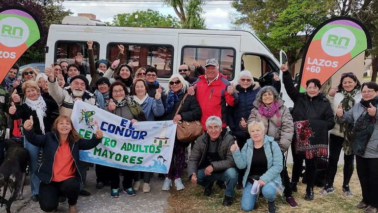 Con el programa Lazos +60, un agrupación de El Cóndor viajó a Bariloche