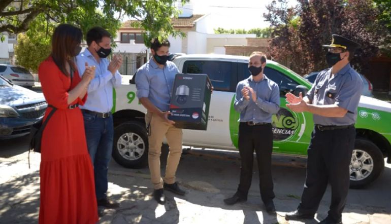 Llegaron las 150 cámaras a instalar en diversos puntos